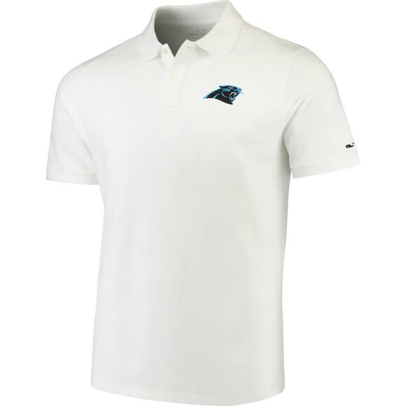 Carolina Panthers Men's Antigua Embroidered Legacy Pique Polo - Picture 3 of 4